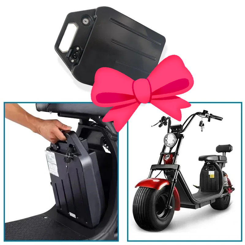 60V 30Ah Electric Scooter Battery - Li-ion Battery Pack 2000W for Harley
