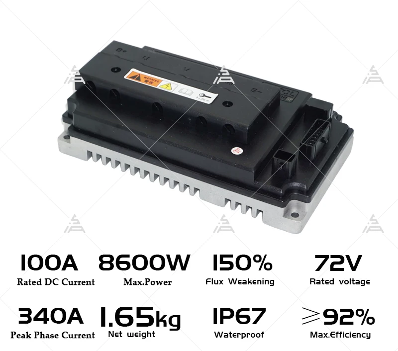 QSMOTOR 205 3000W V3 72V 80KPH - Electric Motorcycle Conversion Kit 72V recension och pris