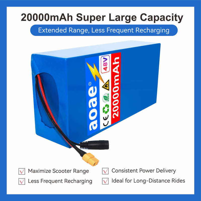 48V Electric Scooter Battery 1 - 60V 30Ah Electric Scooter Battery recension och pris