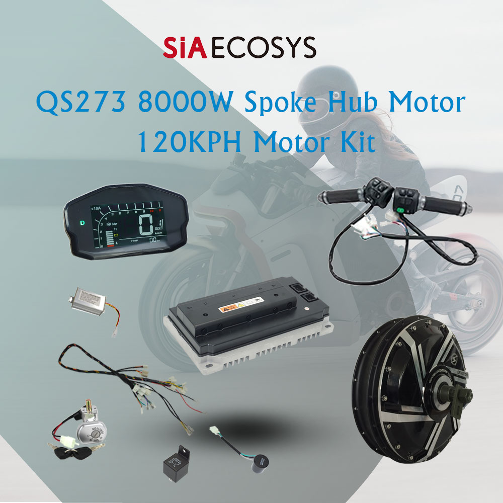 Spoke Hub Motor QS273 8000W V3 - Qs273 Hub Motor 8000W 72V recension och pris