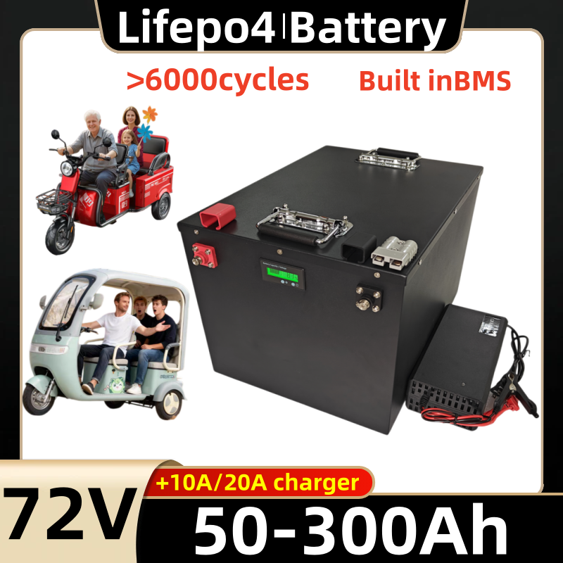 72V 50Ah 60Ah 100Ah 150Ah 200A - 72V 60Ah Lifepo4 Battery Pack recension och pris