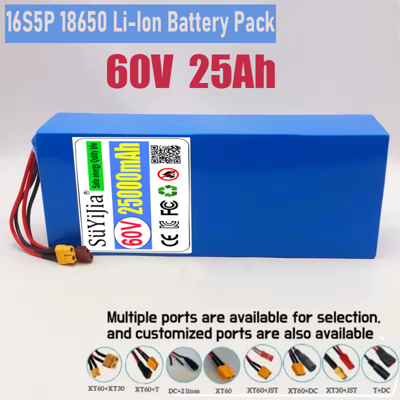 16S5P 60V Battery 25AH 18650 L - 60V 30Ah Electric Scooter Battery recension och pris