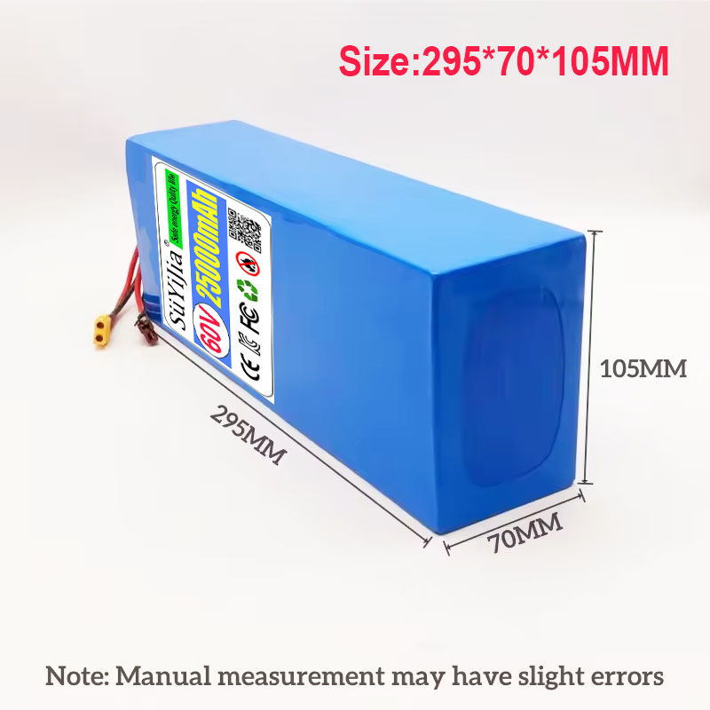16S5P 60V Battery 25AH 18650 L - 60V 30Ah Electric Scooter Battery recension och pris