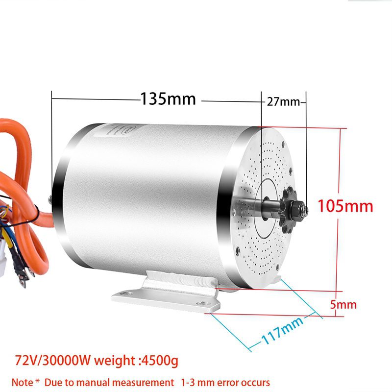 3000W 72V Motor Conversion Kit - Electric Motorcycle Conversion Kit 72V recension och pris