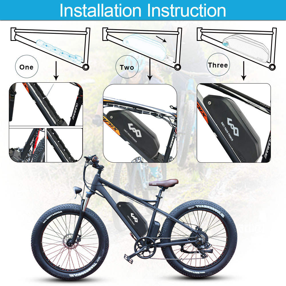 52V 25AH  Downtube EBike Batte - 60V 30Ah Electric Scooter Battery recension och pris