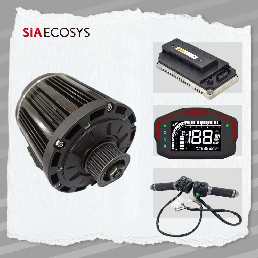 QS138 3000W V1 Belt Design Mid - Mid Drive Motor Kit 72V 3000W recension och pris