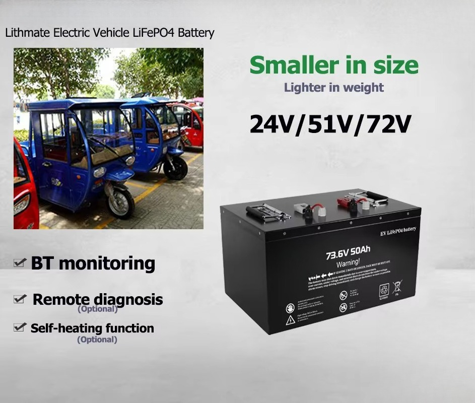 48 Volt Lithium Battery Pack 7 - 72V 60Ah Lifepo4 Battery Pack recension och pris